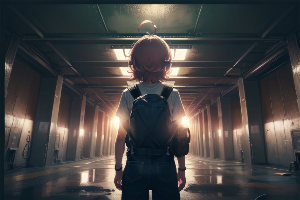 こっちがとっても明るくなってる…行ってみよう🎵