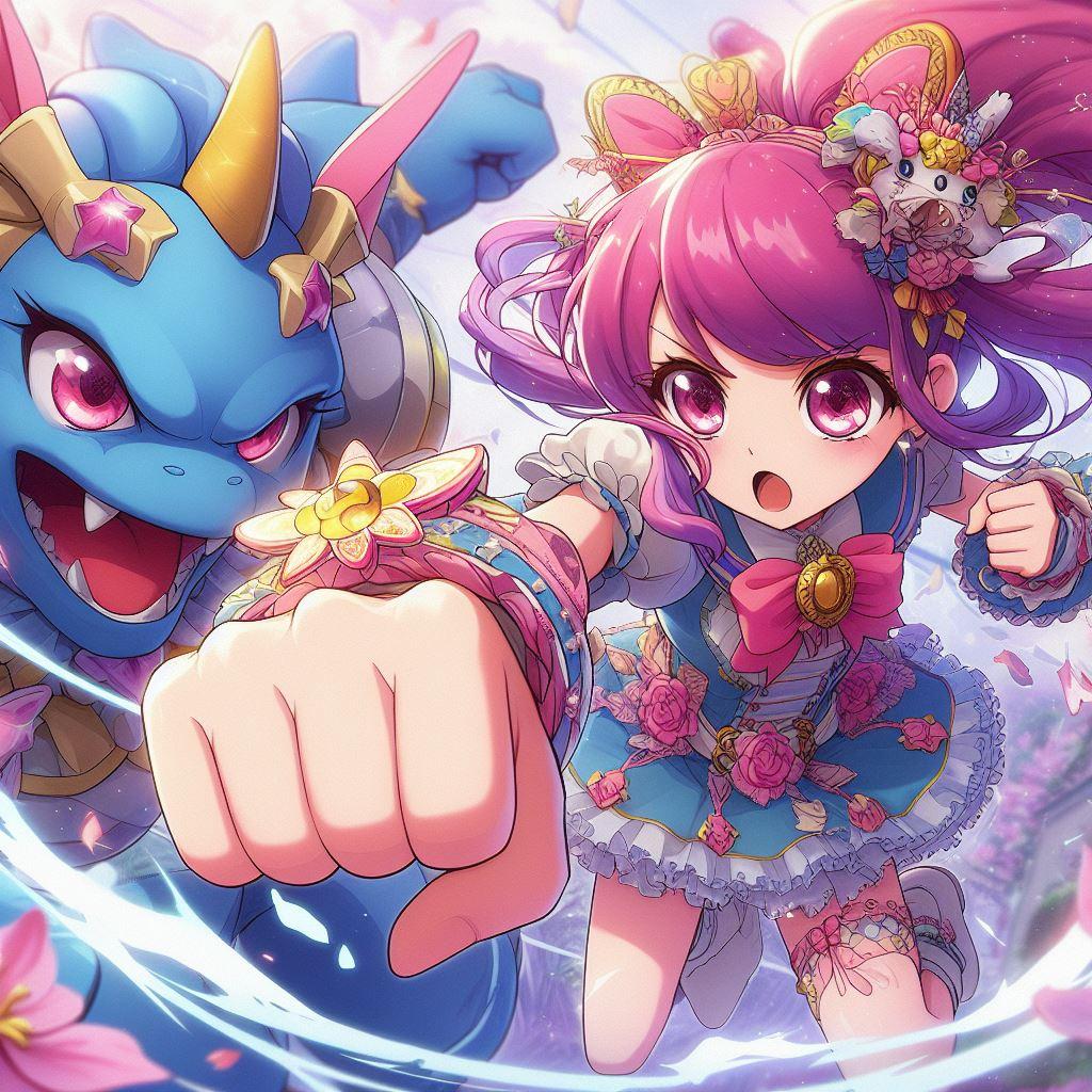 戦うヒロイン、パンチ！