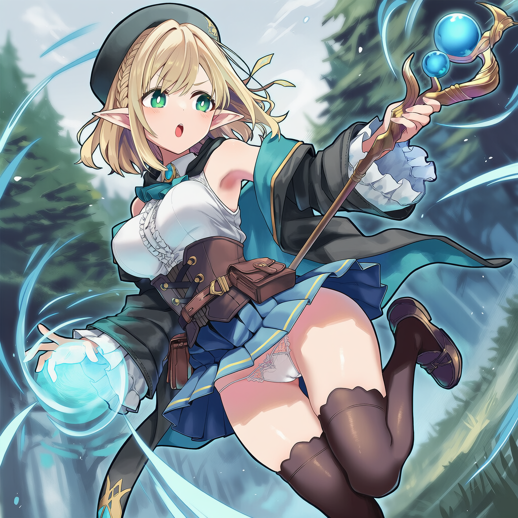 パンチラエルフちゃん