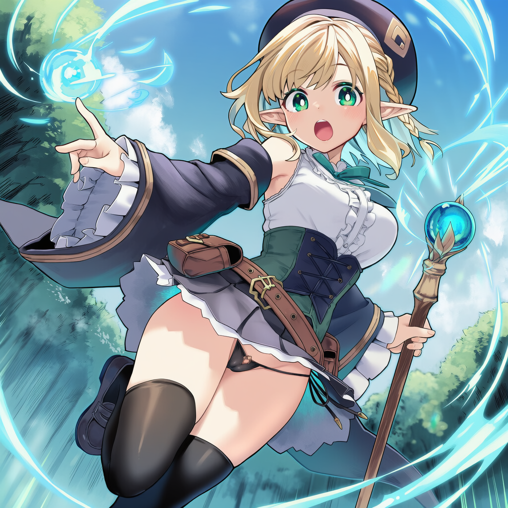 パンチラエルフちゃん