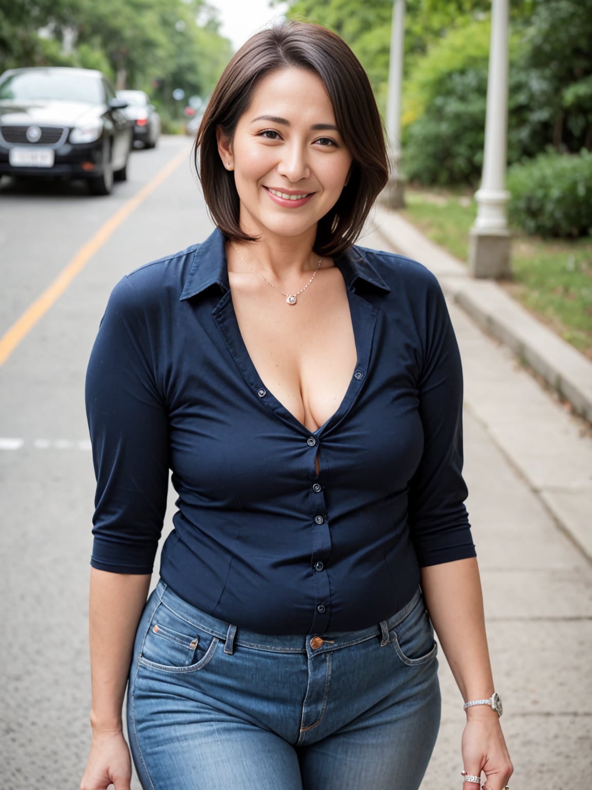 散歩道で4