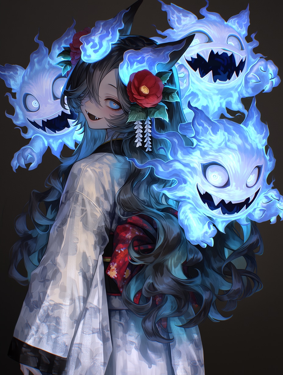 呪っちゃうわよ～ | の人気AIイラスト・グラビア