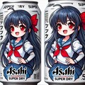 Dalleでリナちゃん柄ビール缶デザイン 3枚目