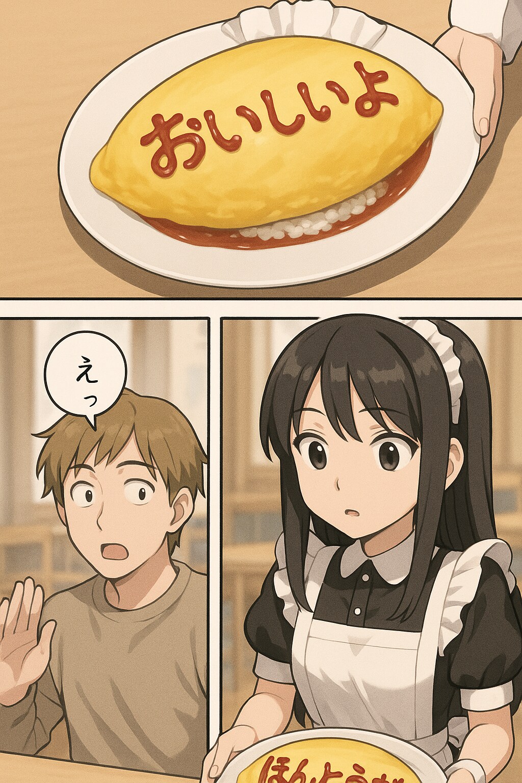 オムライスのメイドさん2