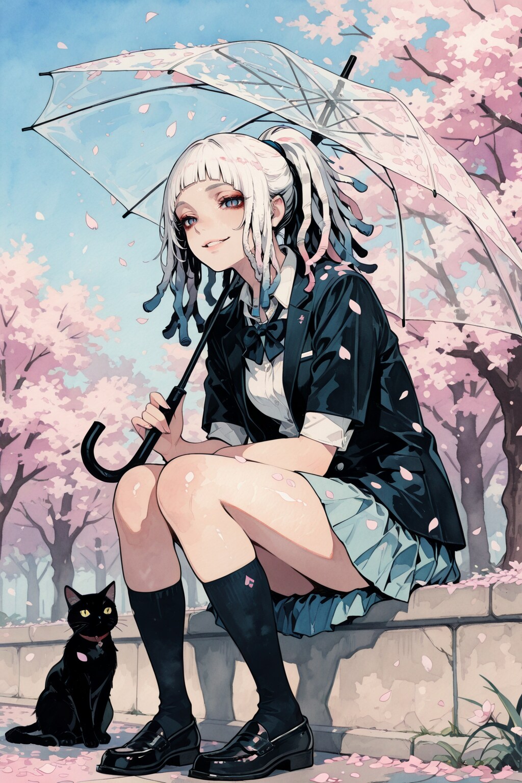 ピンクの雨