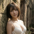 遺跡探索中の撮影会 (Cafe Marché かな) 4枚目