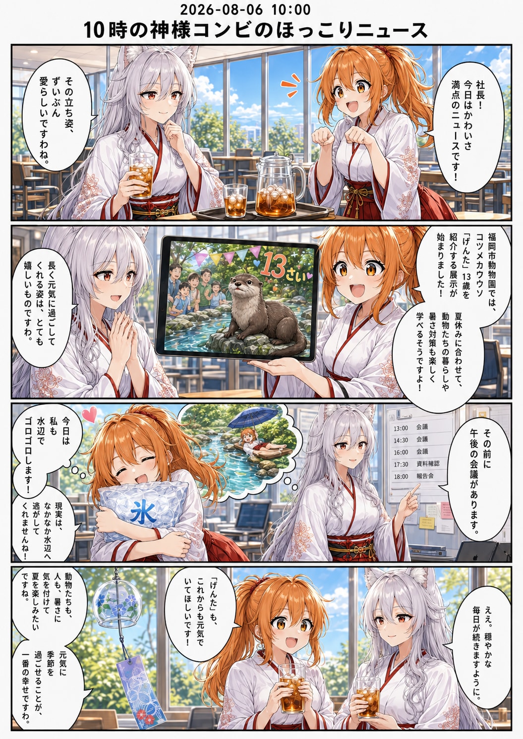 毎日漫画　10時　ほっこりニュース