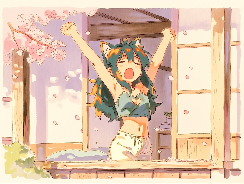 春の目覚め（６）翠鈴　niji7