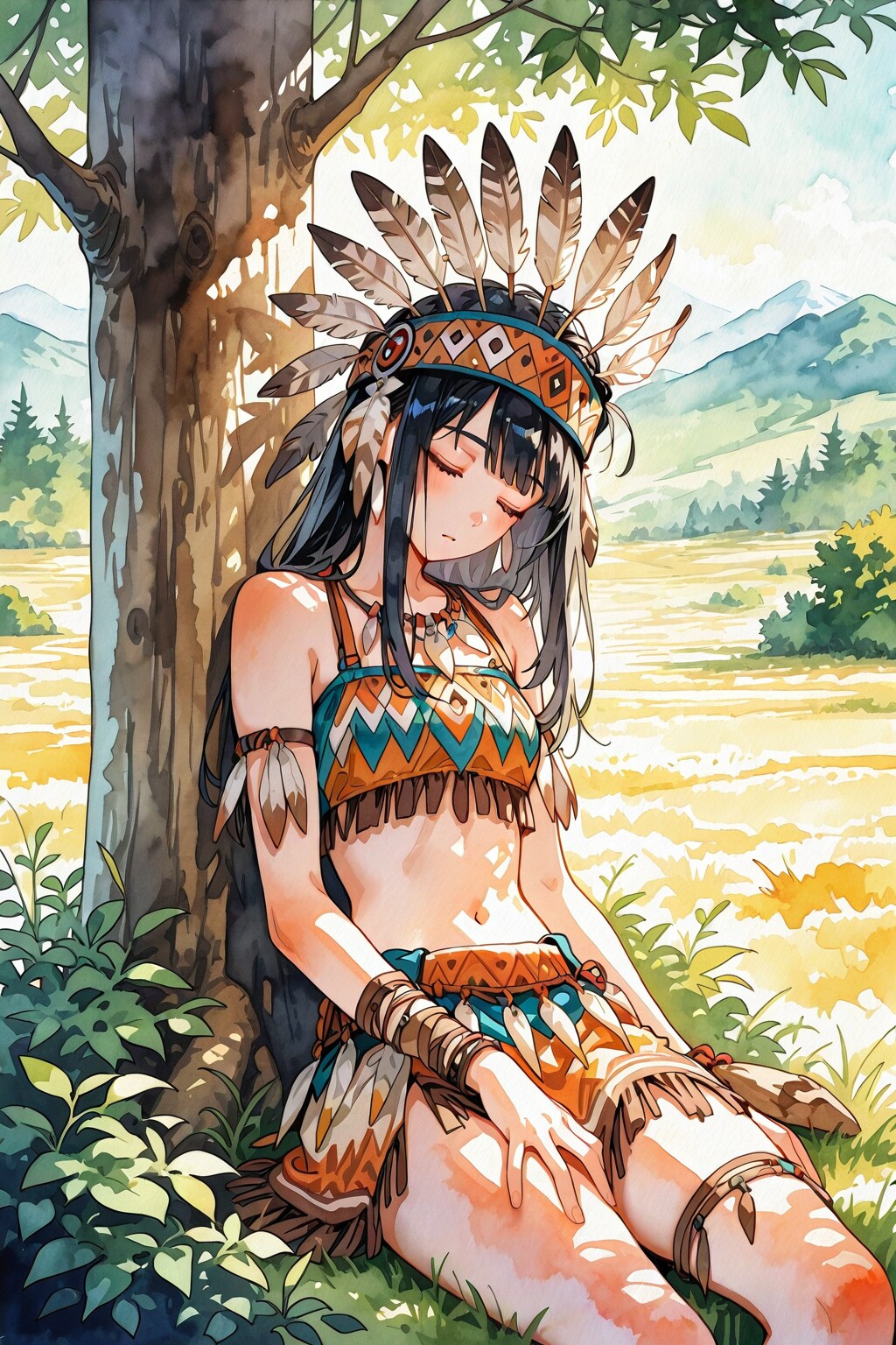 大草原の空の下７３