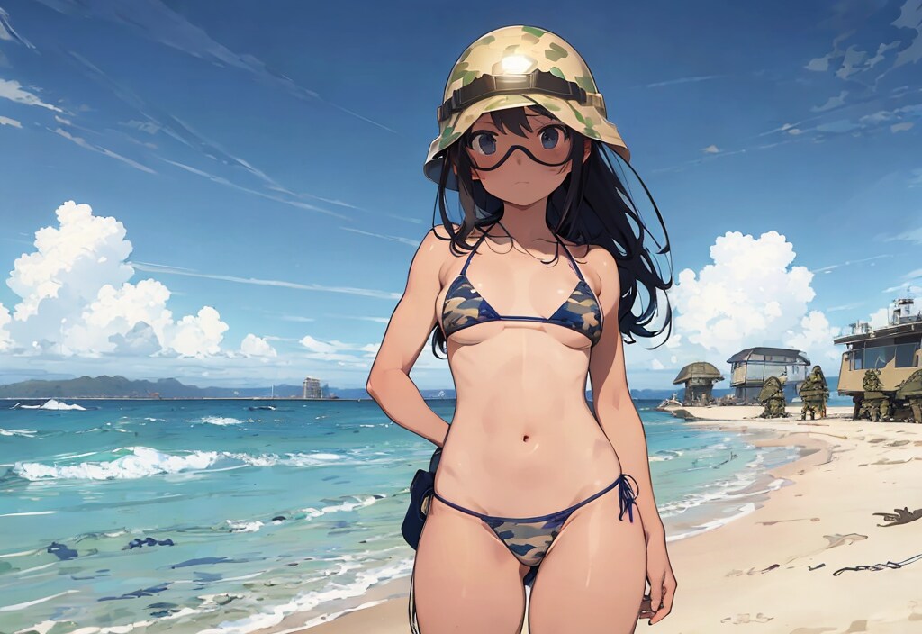 夏季砂浜用軍服