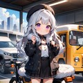 車両好きの女幹部 5枚目