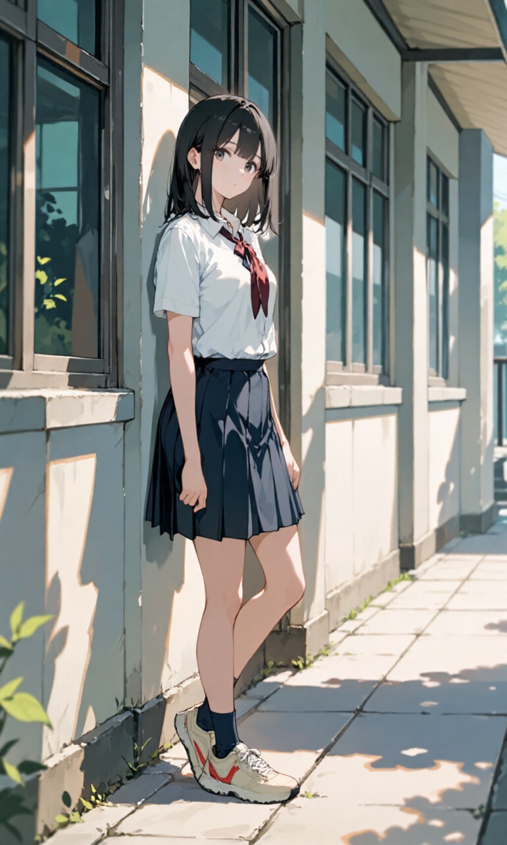 夏服の女子高生ちゃん