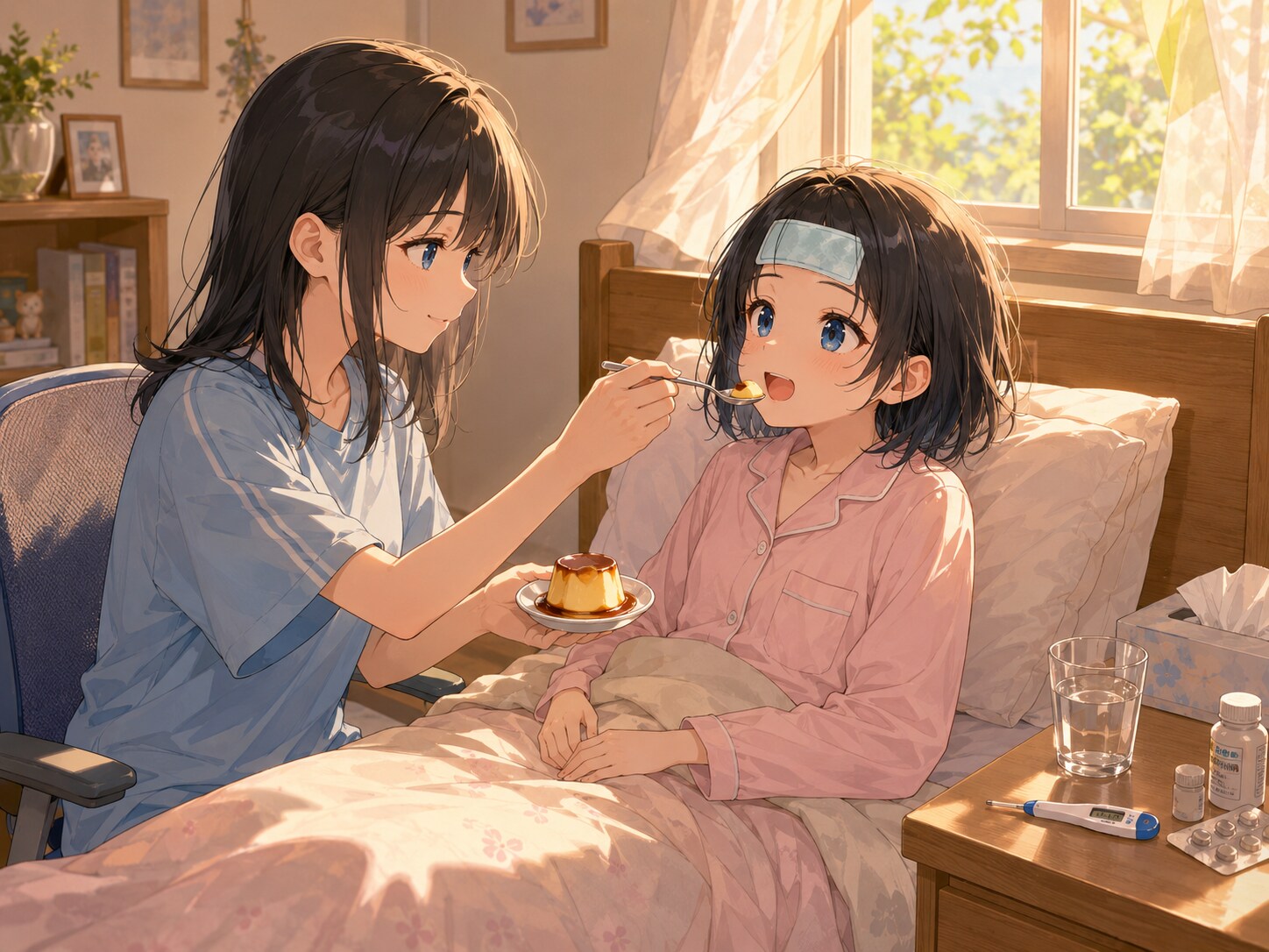 お姉ちゃんの特別プリン | の人気AIイラスト・グラビア