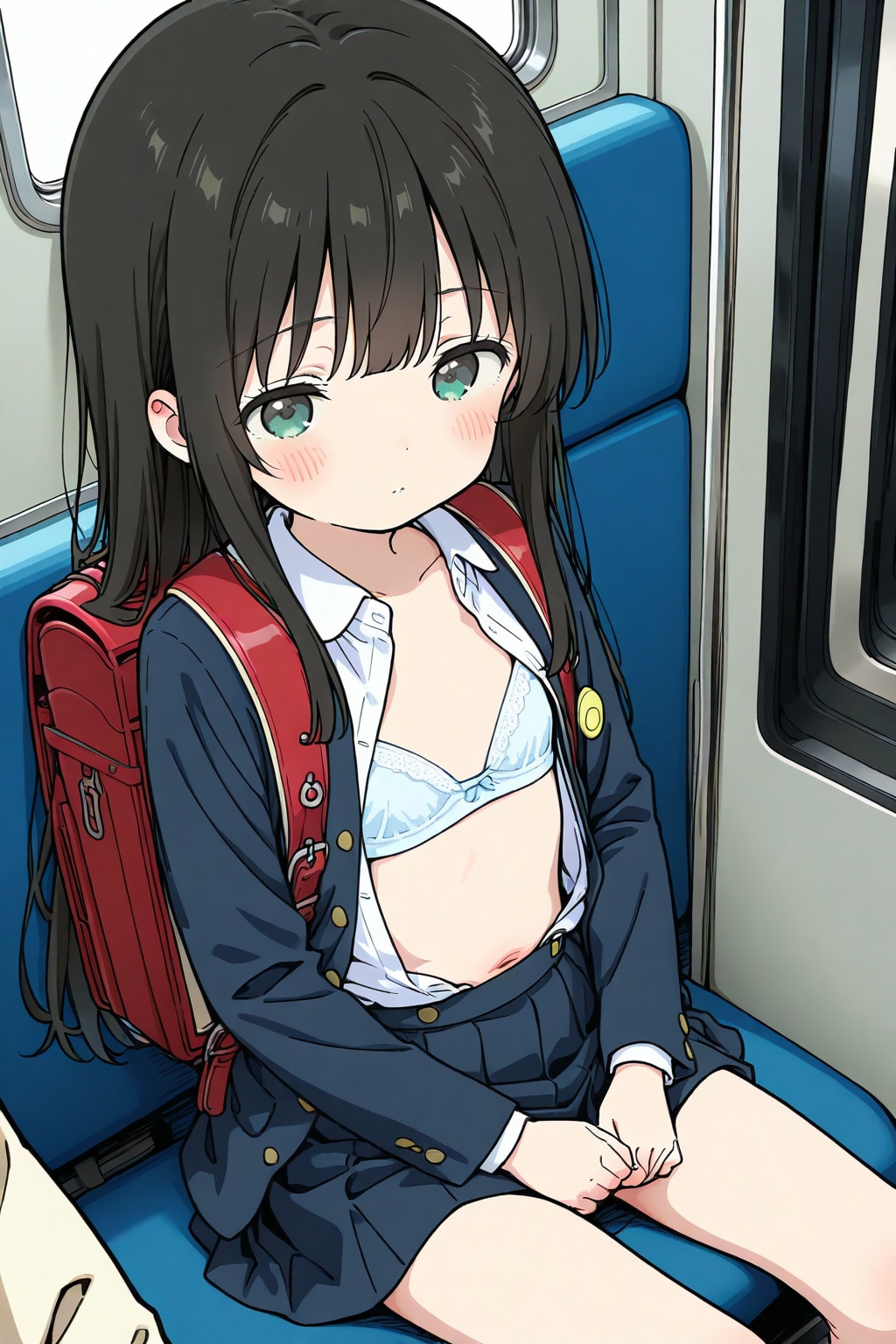 いつもの通学風景