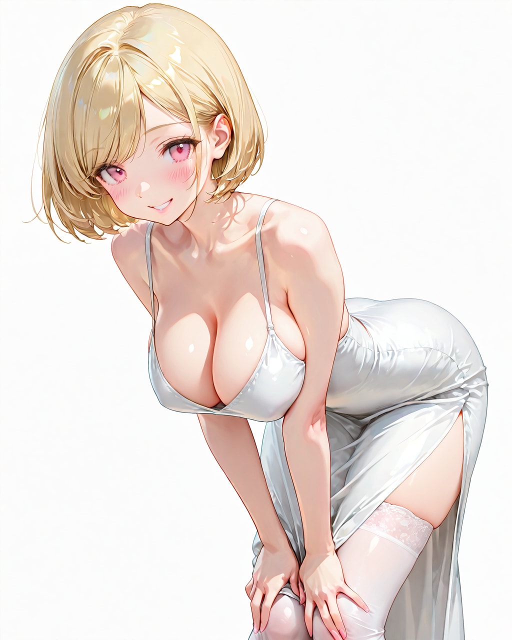 白いパーティドレス