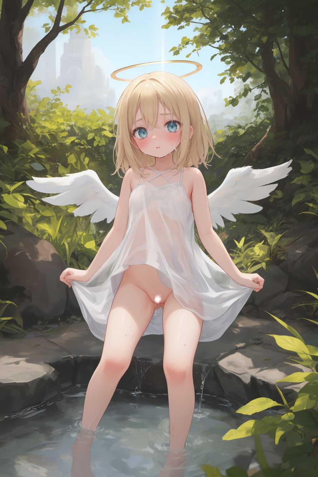 泉のロリ天使