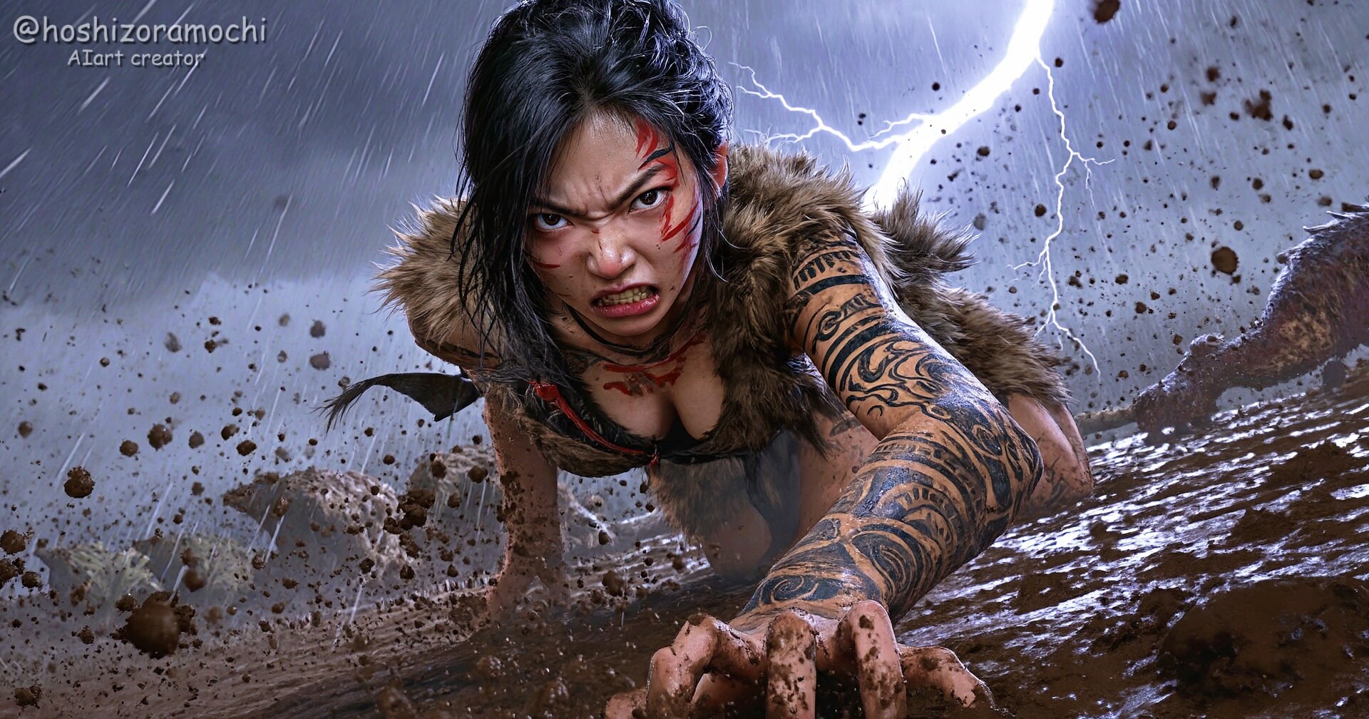 原初の森に君臨する荒ぶる女神 🌩️🐆