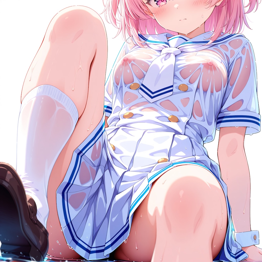 濡れちゃった...