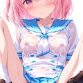 濡れちゃった... 3枚目