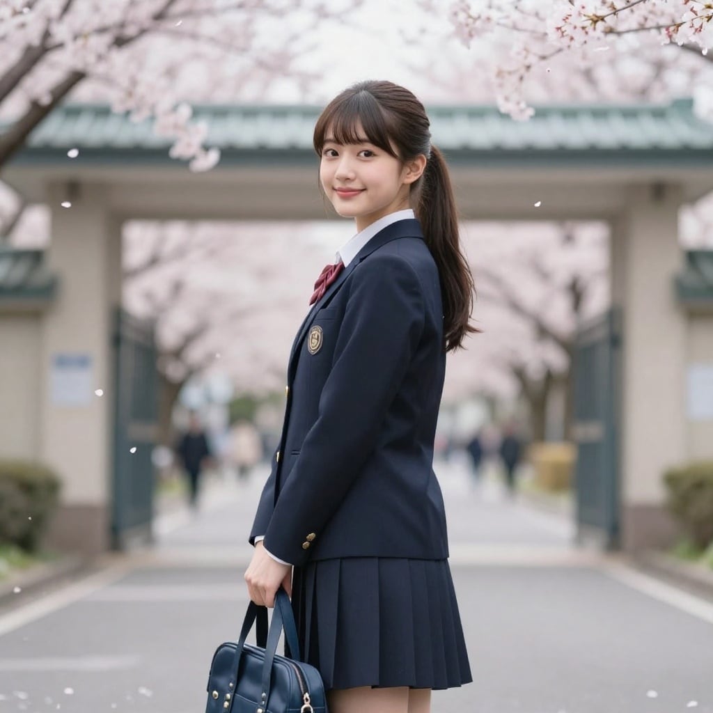 娘の高校入学式