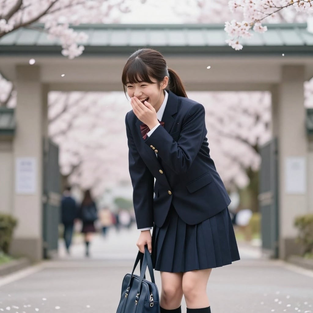娘の高校入学式