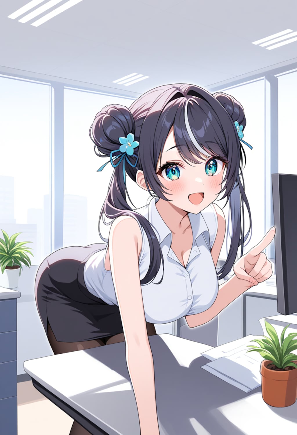 OL姿のうちの子たち