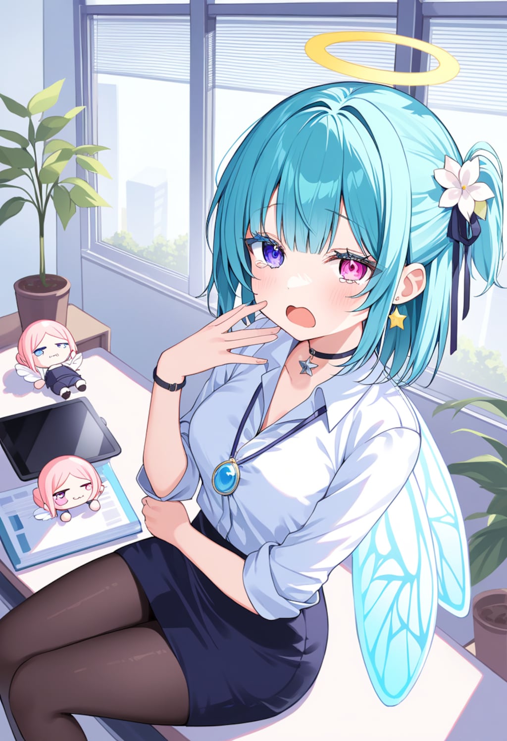 OL姿のうちの子たち