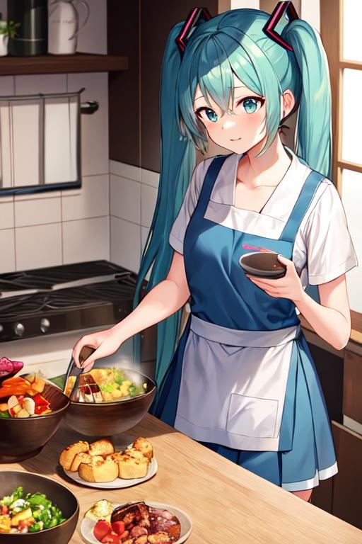 料理中