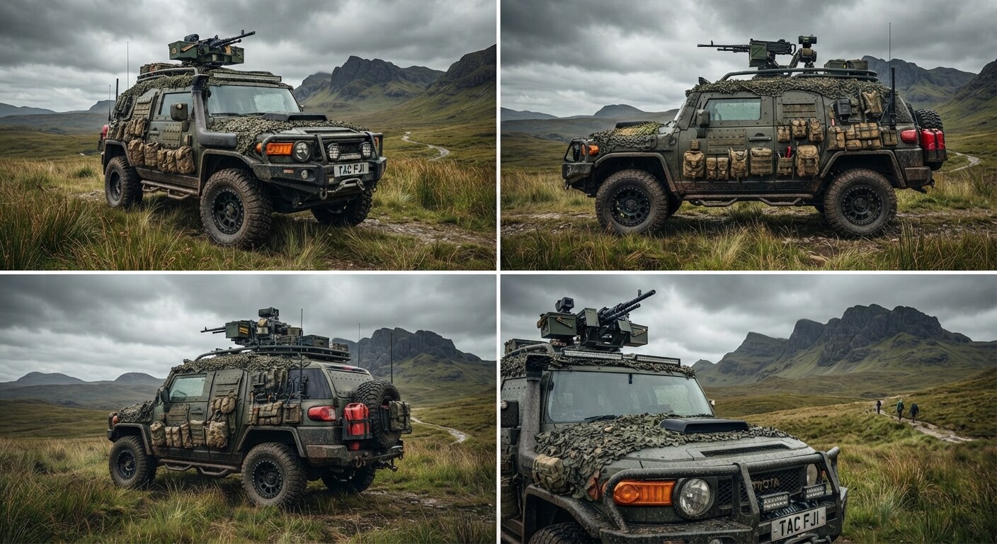 FJクルーザー軍用車 | の人気AIイラスト・グラビア