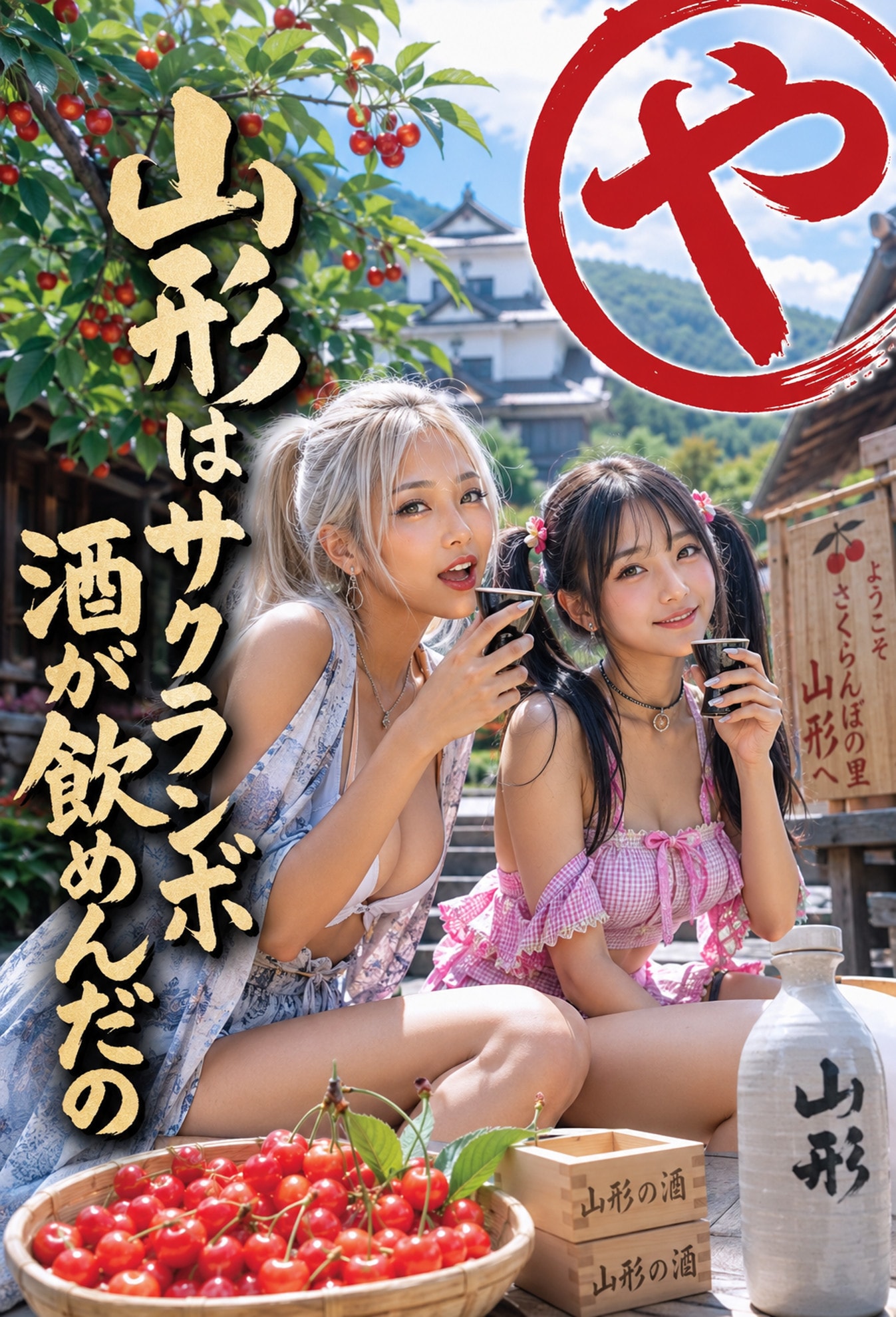 【国内旅行・弐】日本全国酒飲み音頭「山形編」(シバクラカズハさん主催「国内旅行・弐」/クラブジャムンさん主催「日本全国酒飲み音頭」Wエントリー作品)
