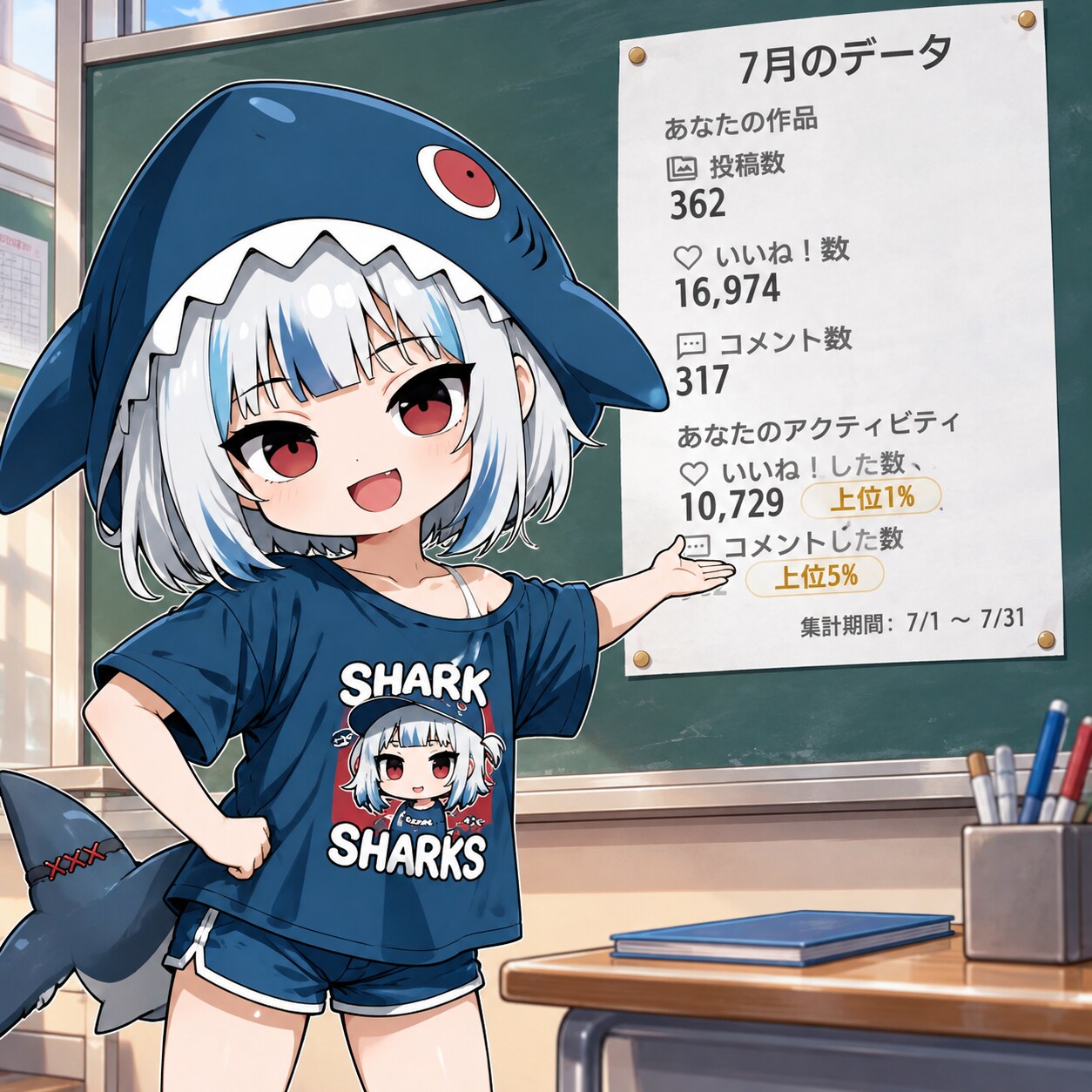 7月の実績