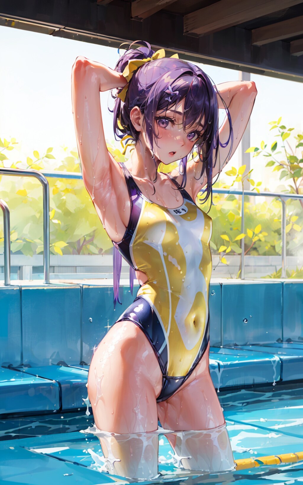 競泳水着少女2