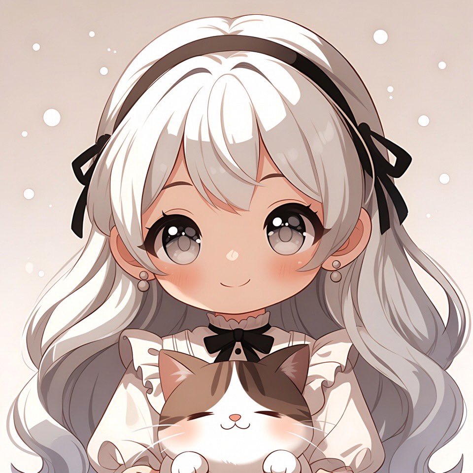 猫を抱っこする女の子
