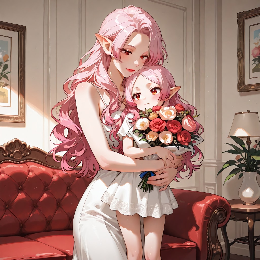 mother and daughter