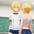 ブルマ＆体操服カタログ紺＆橙（黄） 4枚目