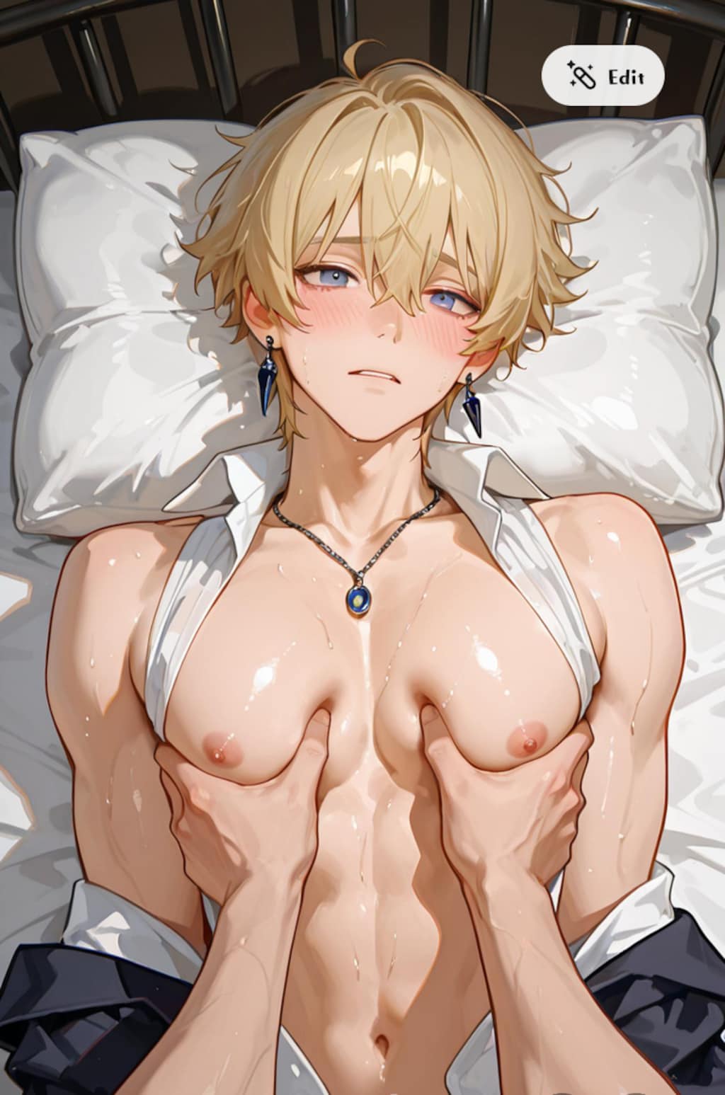 狙うは雄っぱい