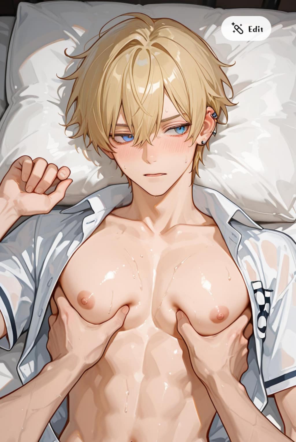 狙うは雄っぱい