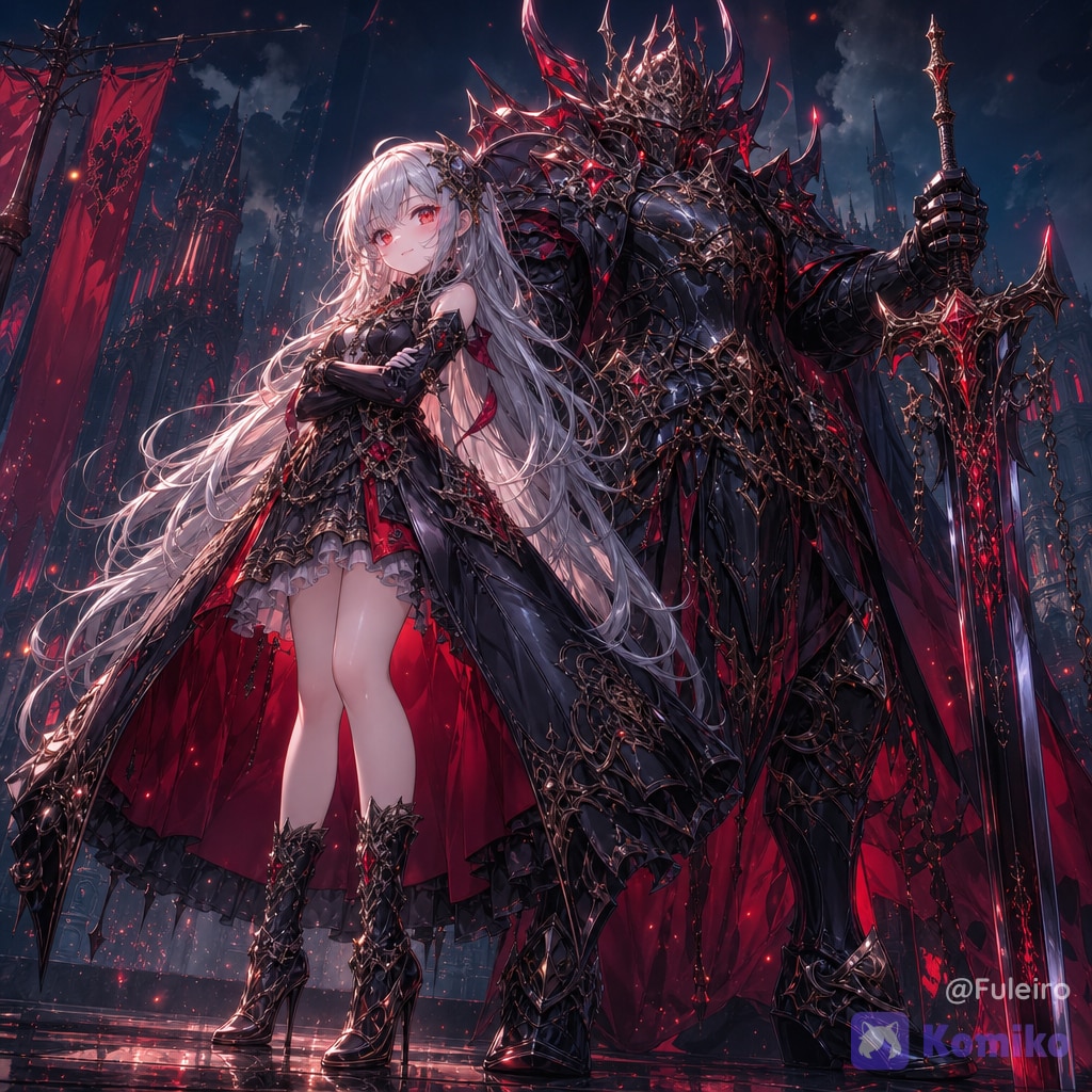 the vampire Lilianth and her vampiric guardian Valerius