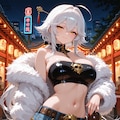 ミラパンツ祭で生成した豊穂乃果様にドクロの意匠を追加💀 3枚目