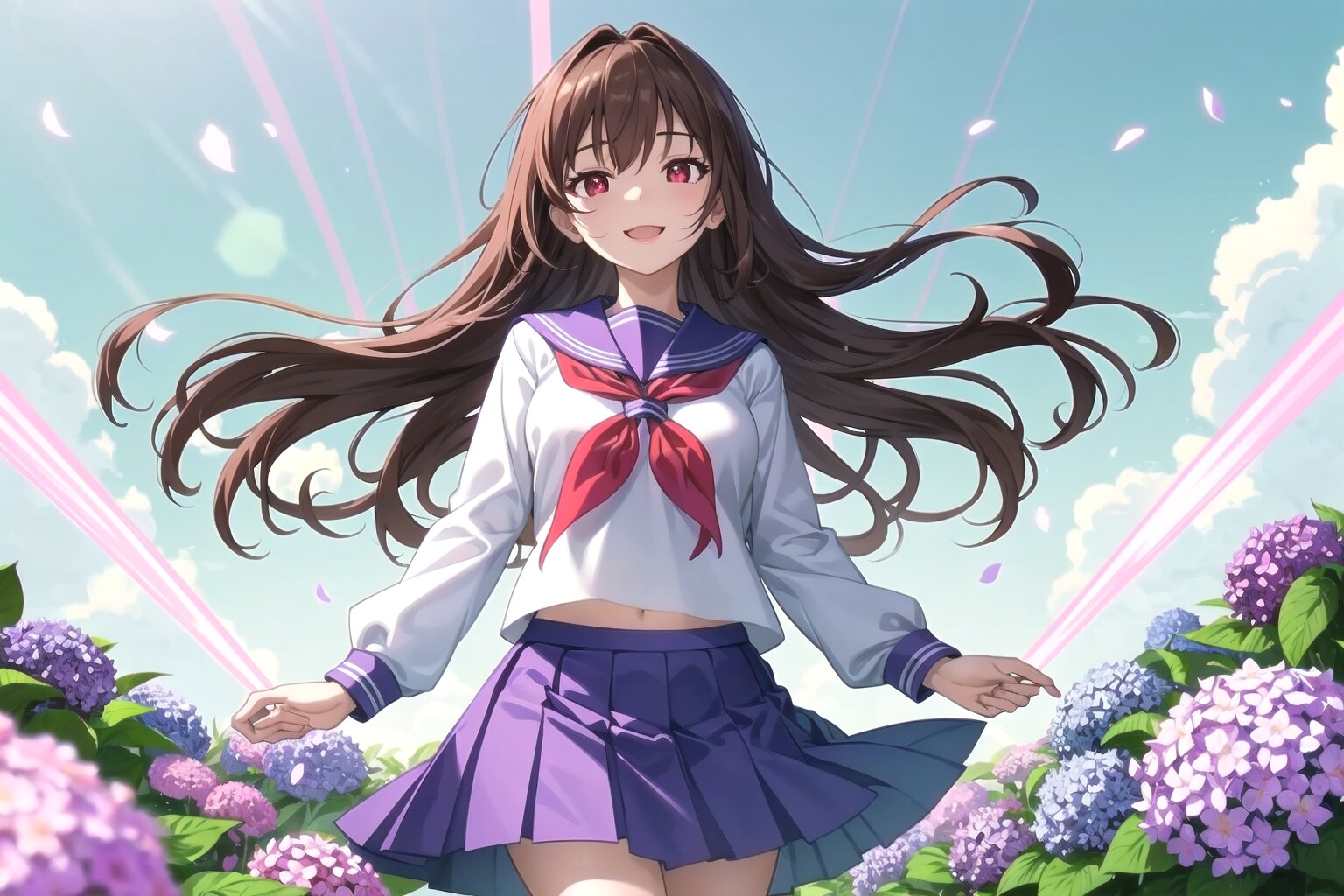 梅雨晴れに、ほどけて