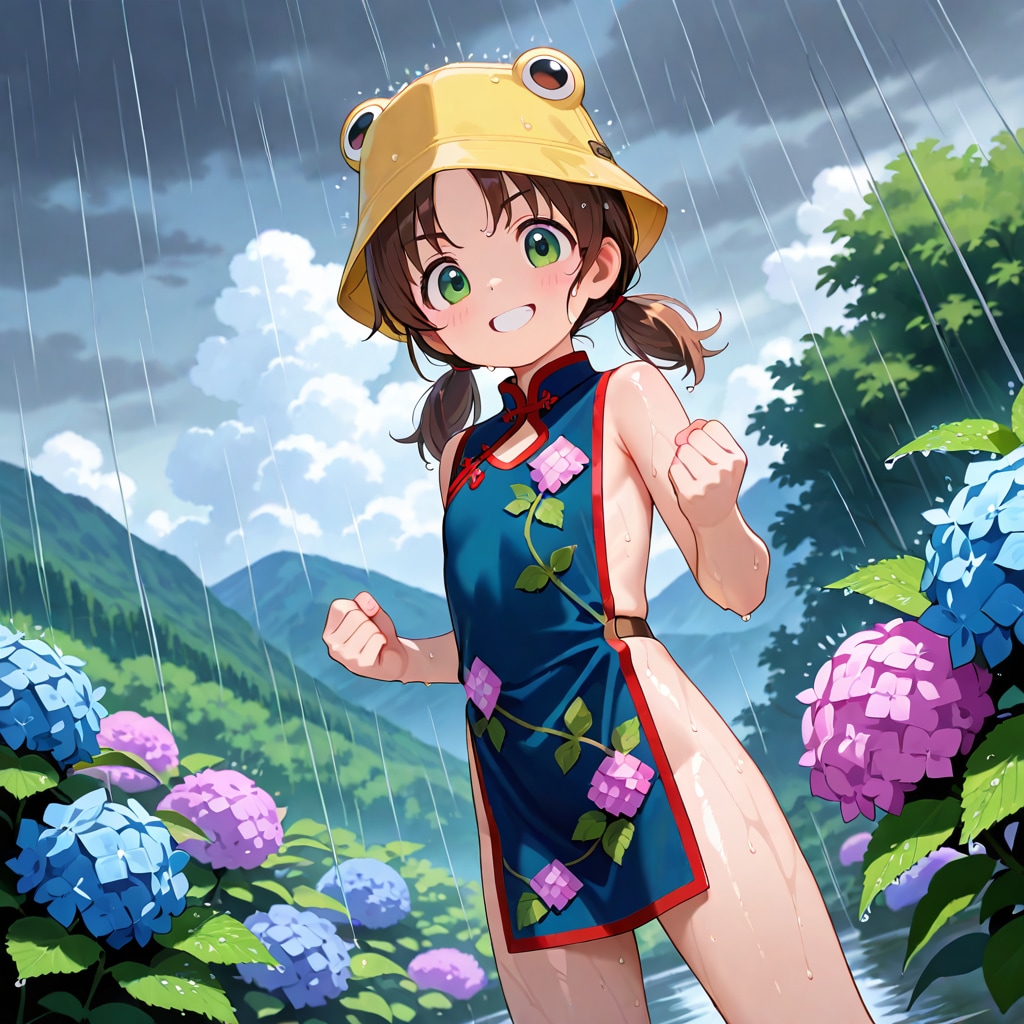 紫陽花チャイナタバード