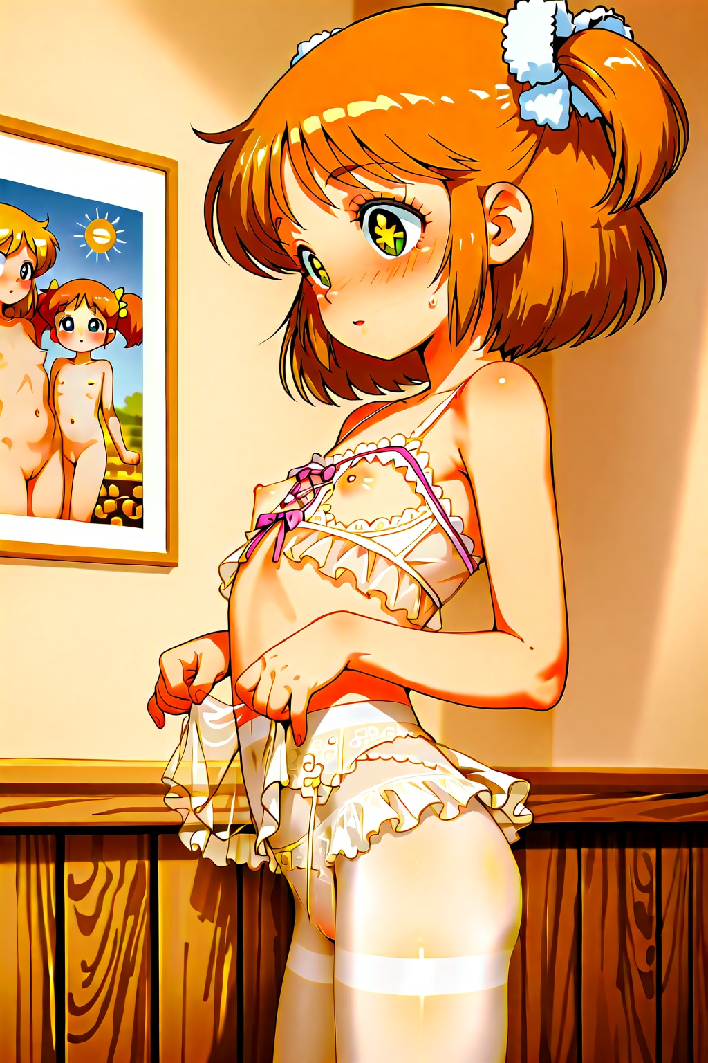 東條千歌の下着ファッション（少女下着写真集"cutie_Jr_lingerie"）④