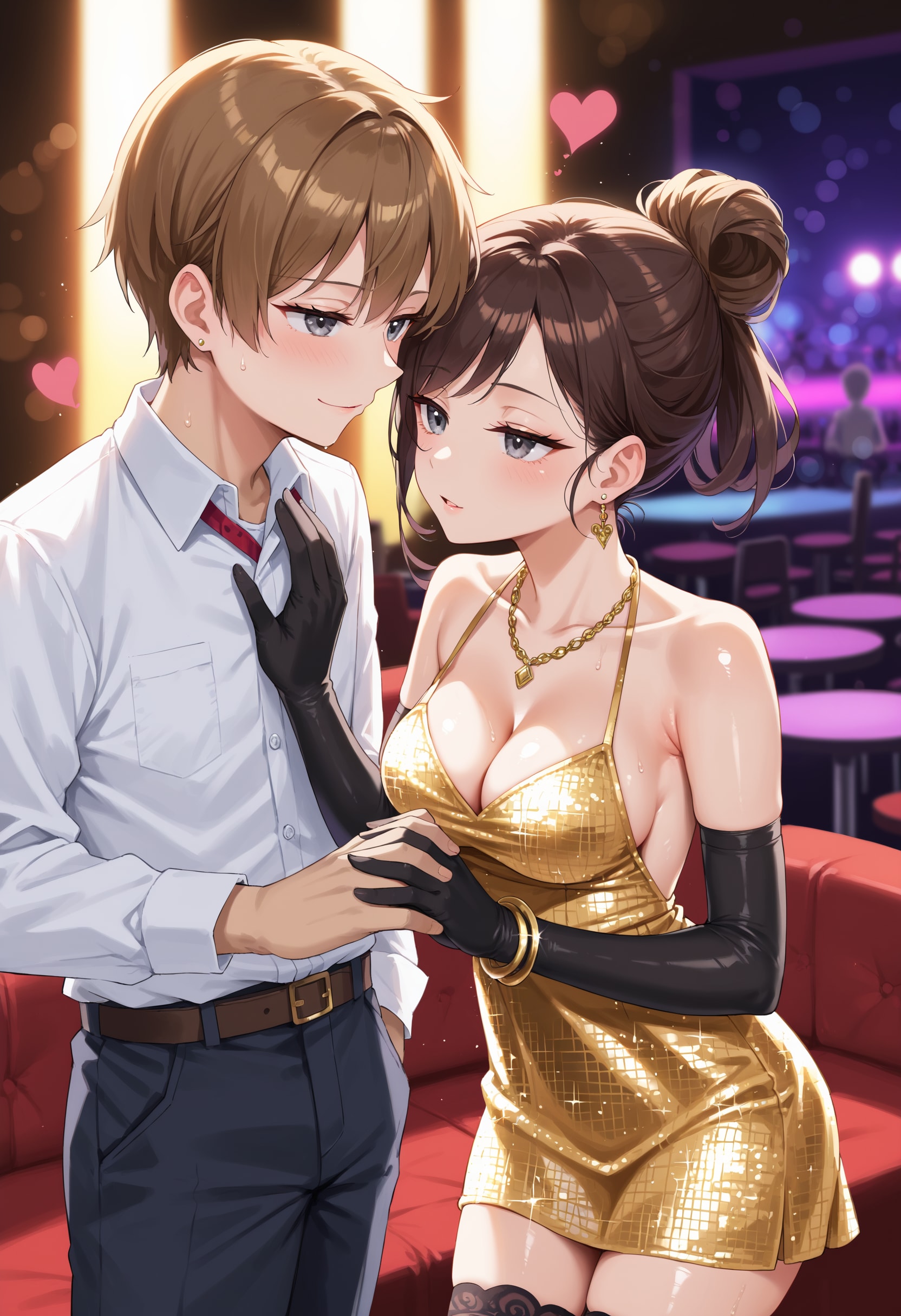 お客さんちょっとトイレに行こ♡