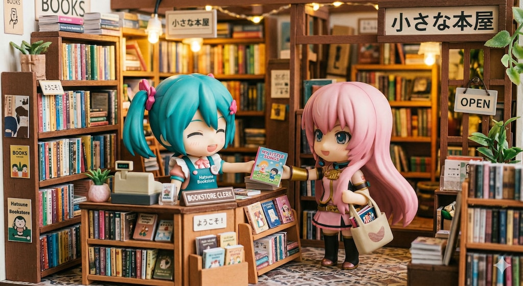 ミクちゃんの本屋さん