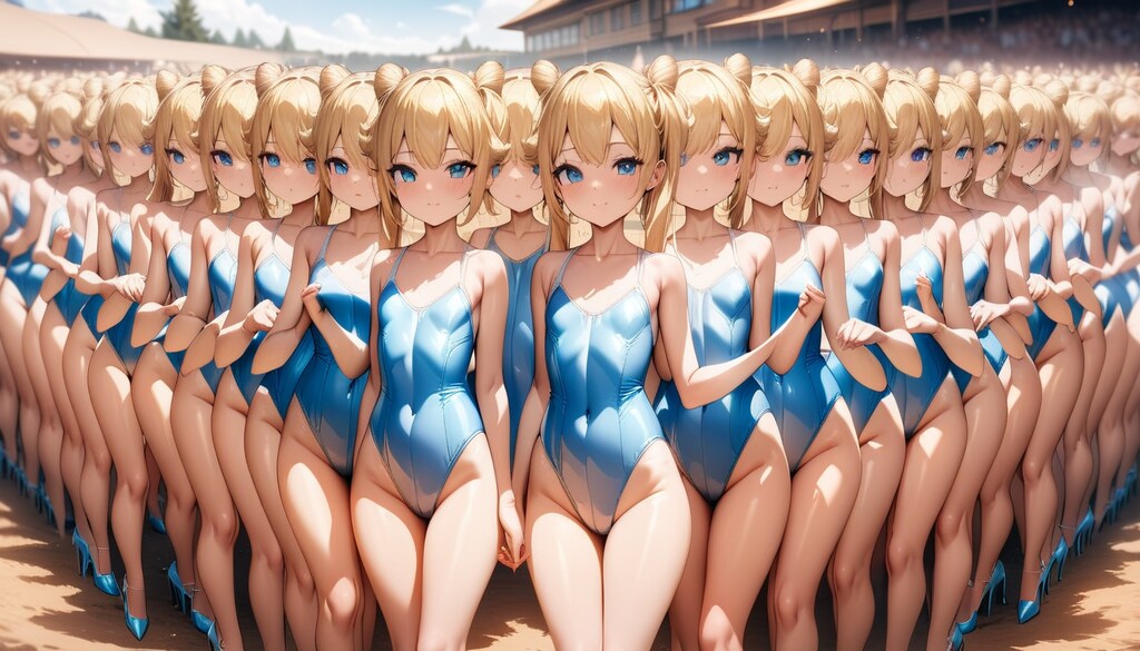 パドックをクローンRAで埋め尽くしてみた
