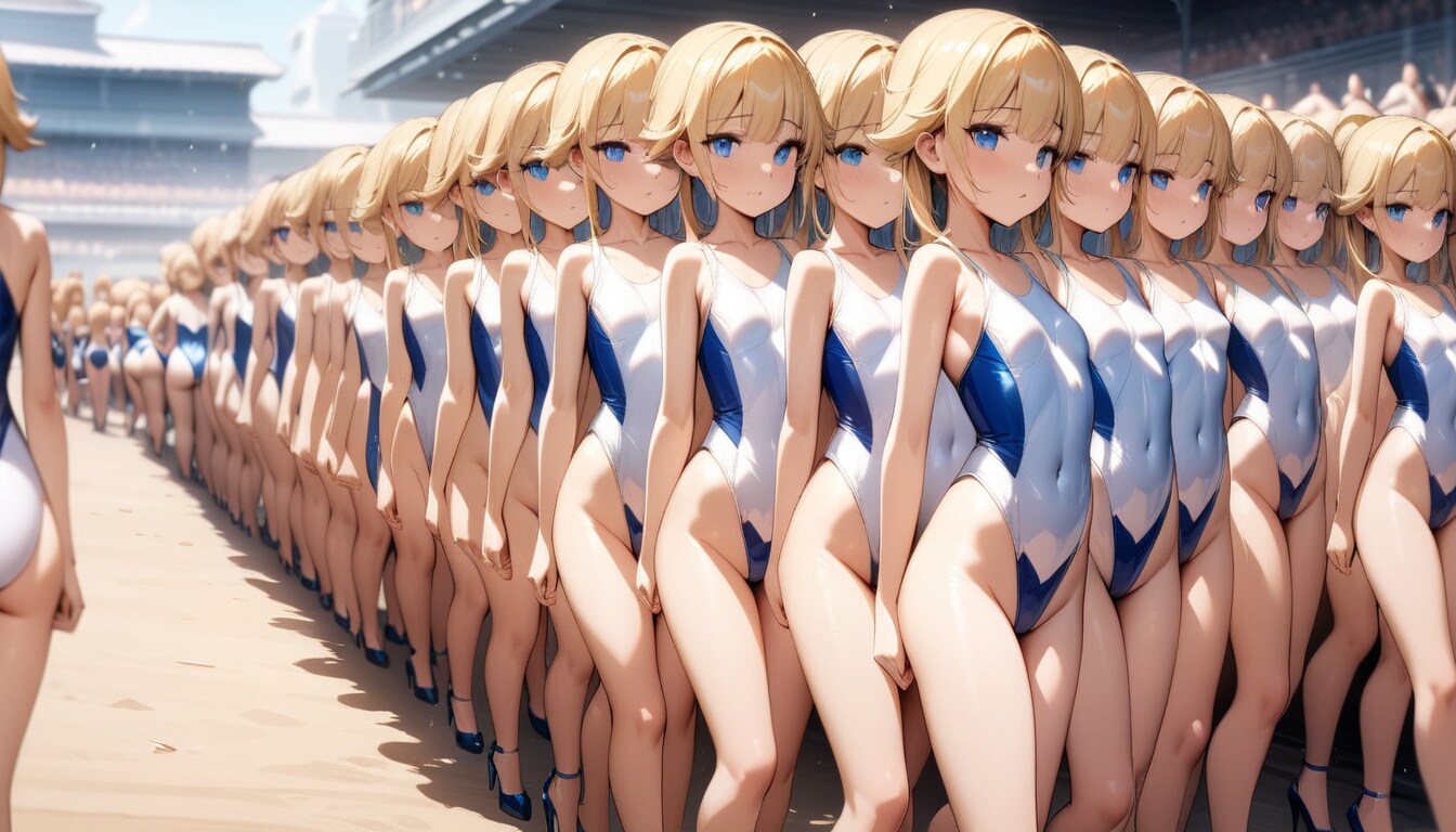 パドックをクローンRAで埋め尽くしてみた