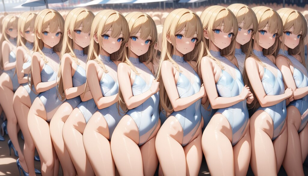 パドックをクローンRAで埋め尽くしてみた