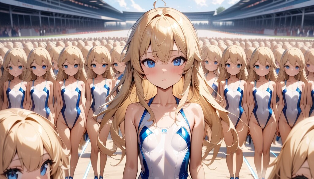 パドックをクローンRAで埋め尽くしてみた