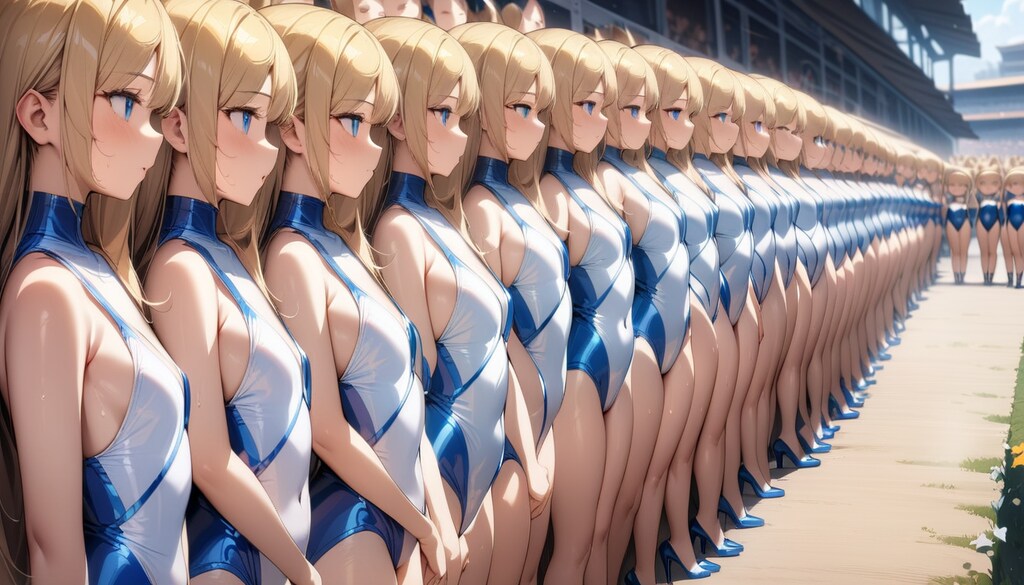 パドックをクローンRAで埋め尽くしてみた
