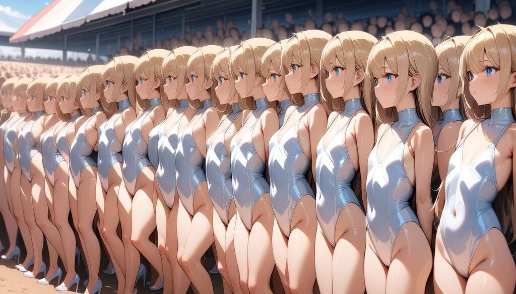 パドックをクローンRAで埋め尽くしてみた